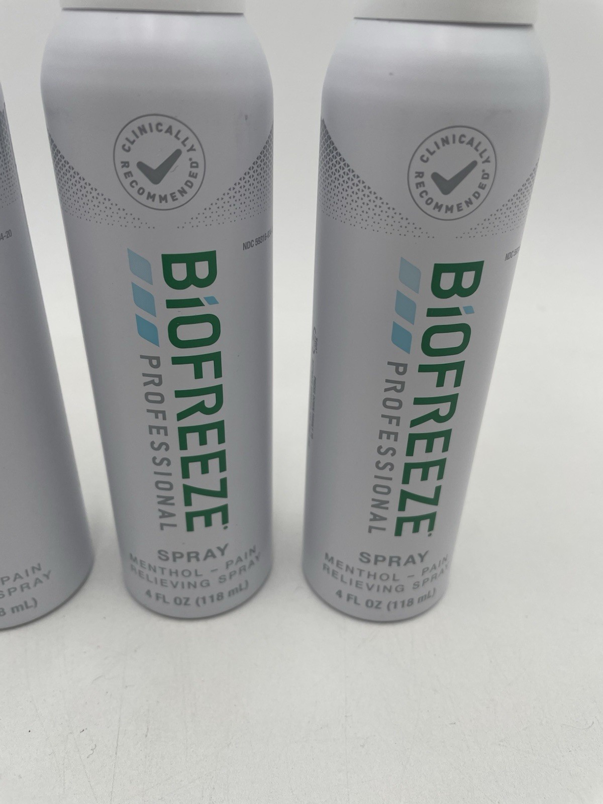 Biofreeze Professional Pain Relief 360 Degree 4oz Spray 3 pack Exp 11/2027