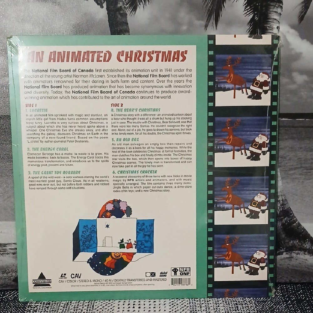 An Animated Christmas Laser Disc