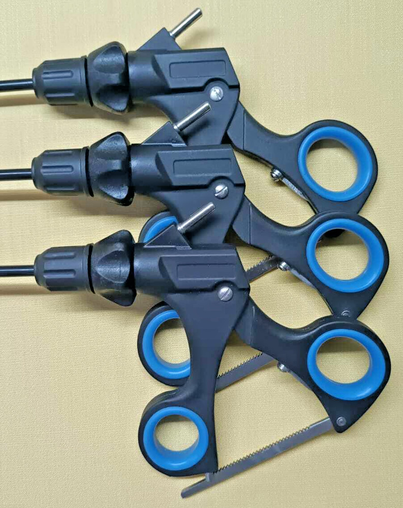 3pc Laparoscopic Bowel Grasper 5mmx330mm Endoscopy Reusable Instruments