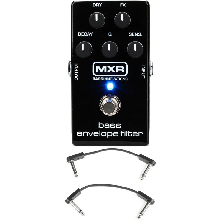 MXR M82 Bass Envelope Filter Pedal with EBS Patch Cables
