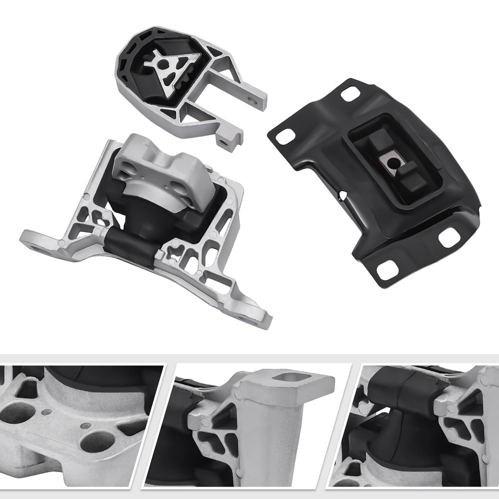Engine Motor Transmission Mount Kit for Ford Focus 2012-2018 #3214