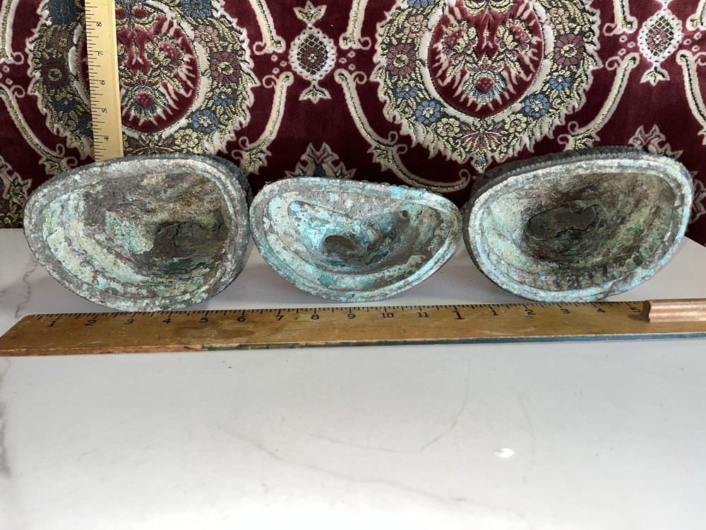 3 Vintage Bronze Buddhas