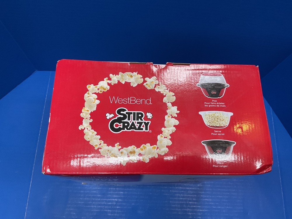 west bend stir crazy machine a popcorn new