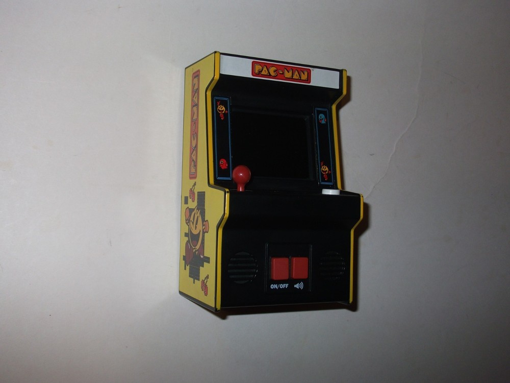Retro Pac-Man Mini Arcade Game Tabletop Machine – Tested & Working –