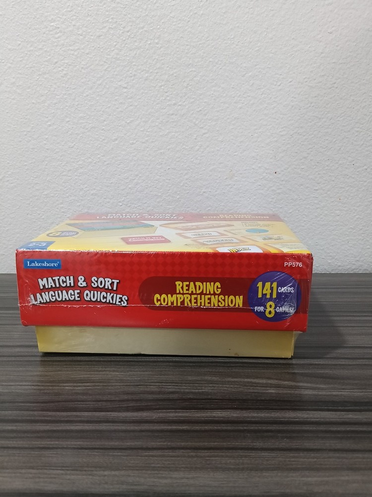 New Lakeshore Reading Comprehension Match & Sort Language Quickies Games