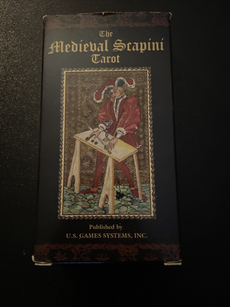 Tarot Deck: The Medieval Scapini Tarot 2005 US Games Systems