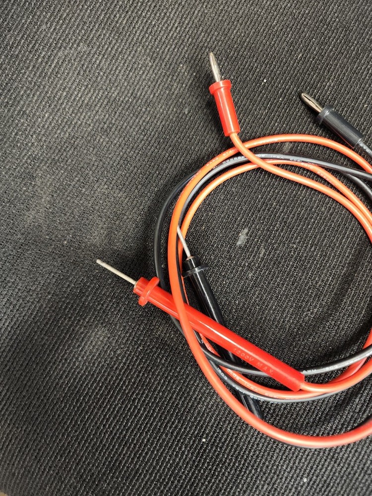 2 Pomona Banana Plug Patch Cord with one end a probe