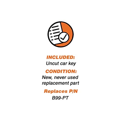 Replacement Ignition Transponder Uncut Key Compatible with ID 13 (2 Pack)