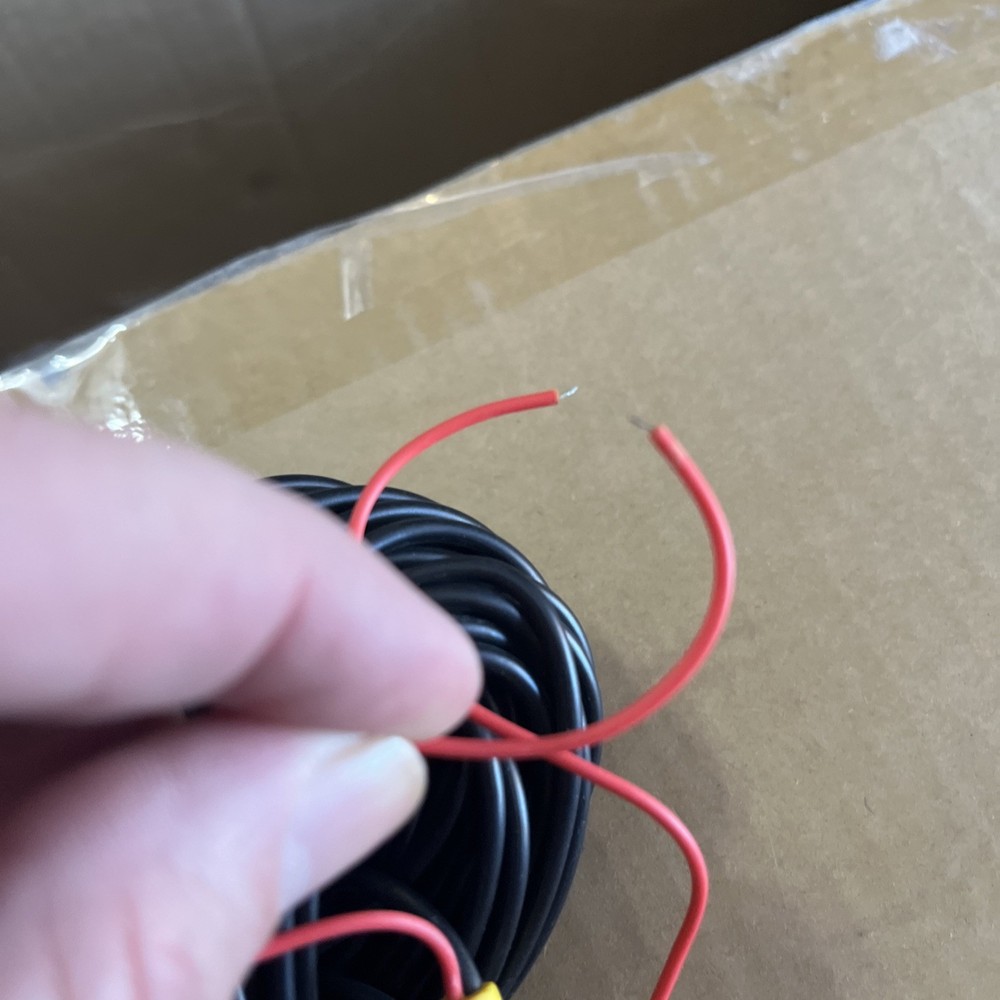 COMBO CAMERA PURCHASE UPGRADE ONLY **SINGLE 25' VIDEO CABLE**