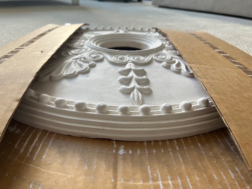 Victorian Style Plaster Ceiling Medallion 20” Diameter