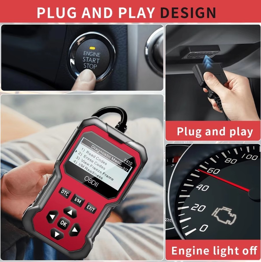 Car Obd2 Scanner Diagnostic Tool Code Reader Engine Fault Code Reader Tool