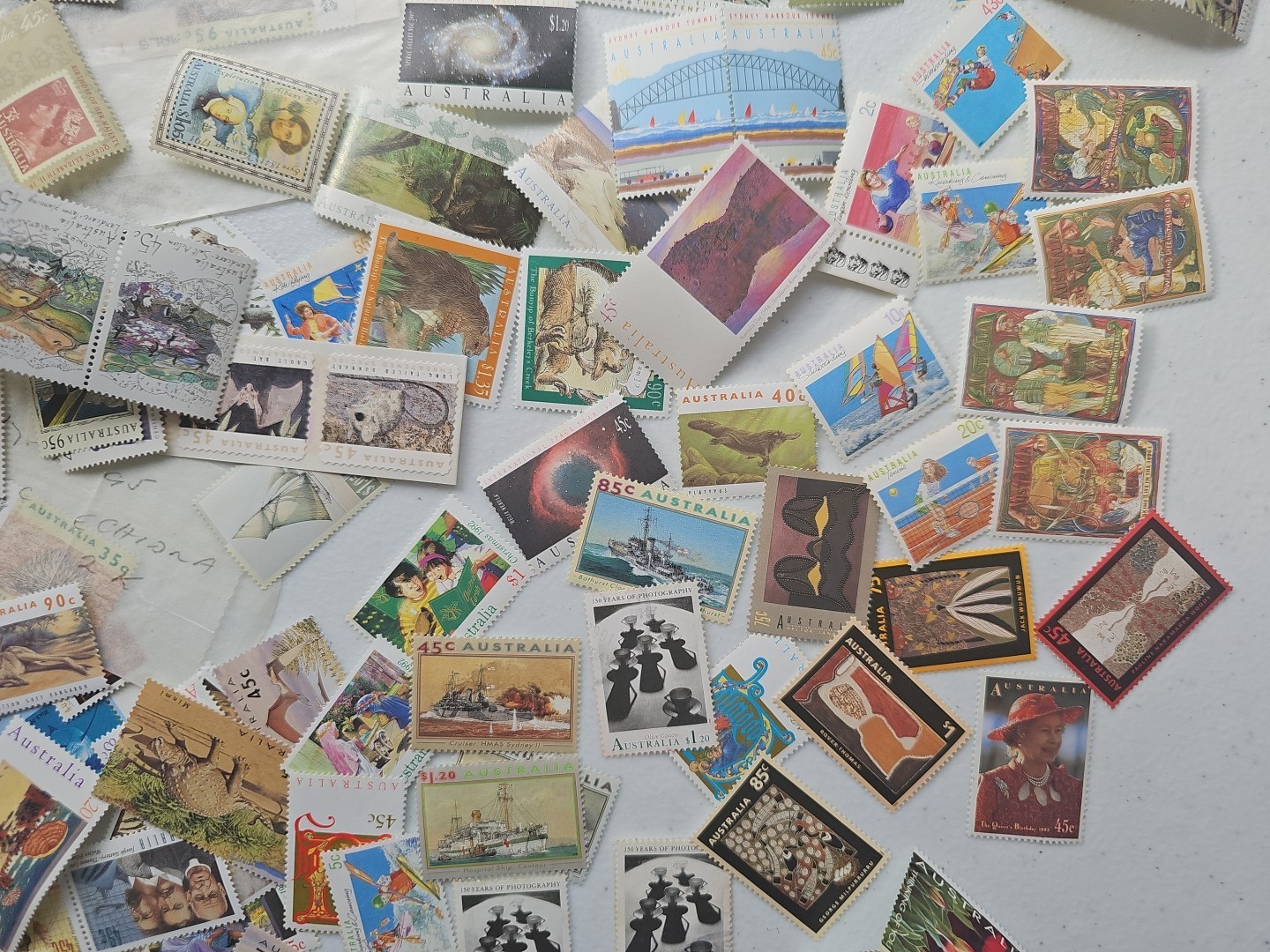 Collection Of Australia Mint Stamps MNH Values For 30c To $2