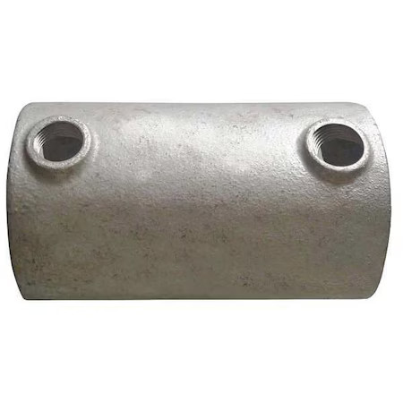 Structural Pipe Fitting, External Coupling, Cast Iron, 2 In Pipe Size, 50000 Lb