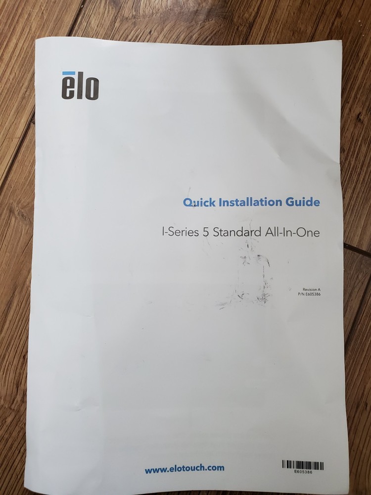 ELO 10.1" I-Series 5.0 AiO Android 14 Touchscreen Tablet Computer - E539154