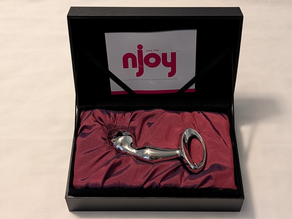Authentic NJOY Pfun Plug ~ Engineered for the Prostate ~ Stainless Steel