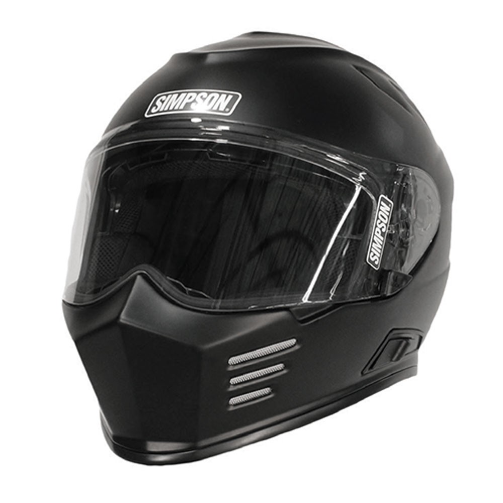 Simpson Helmet GBDL3; Ghost Bandit Large Full Face Flat Black DOT/ECE