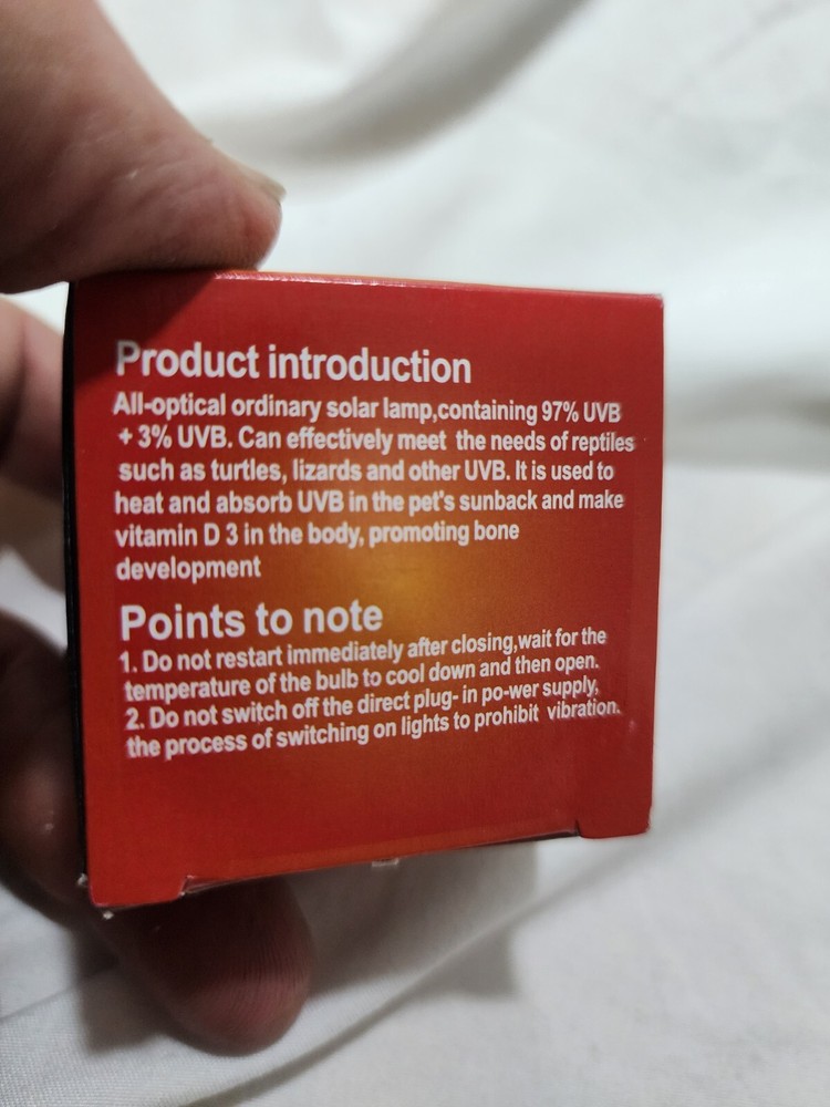 Tortoise Sun Lamp UVA + UVB3.0 E27/E26 - 110V 50W