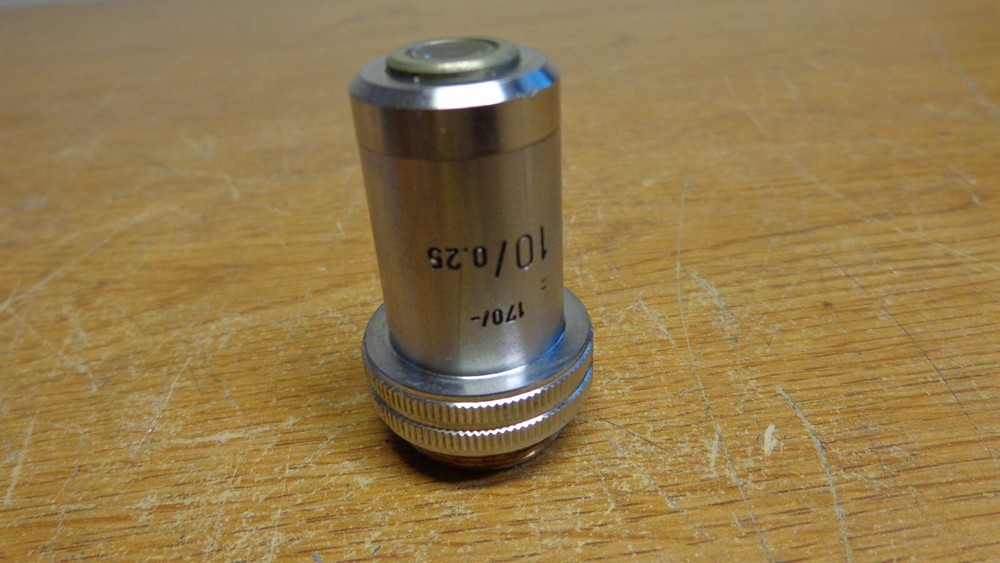 Leitz Wetzlar Microscope Objective 10x 10/0.25 170/-