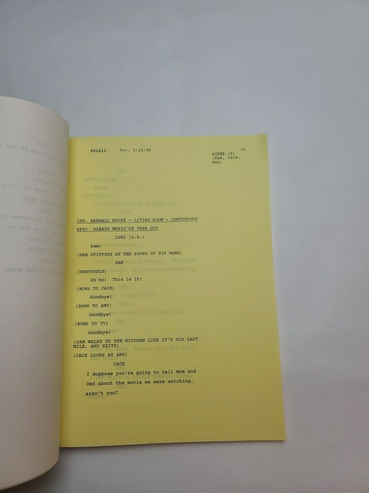 NOTHING IS EASY / Michael Jacobs 1986 TV Script, "It Happened One Night"