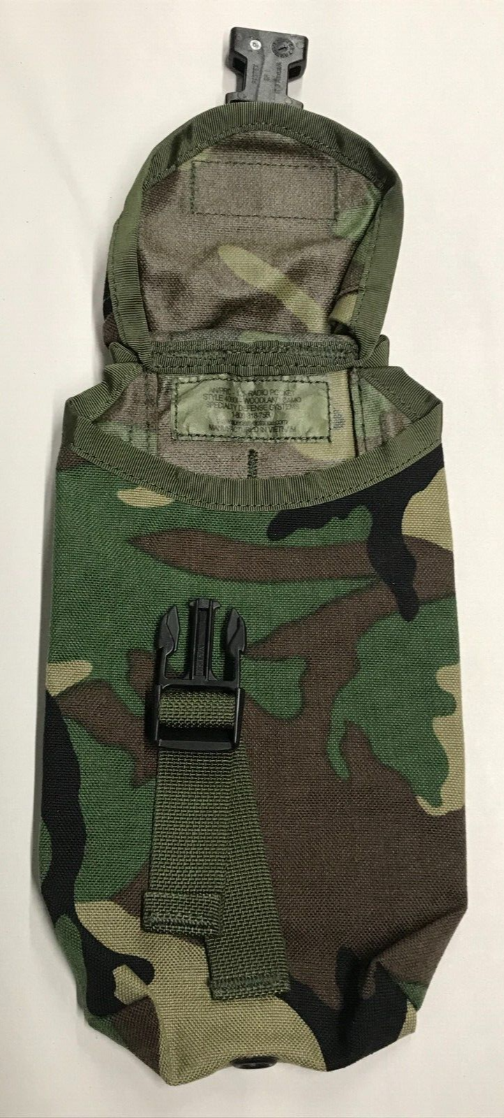 Specialty Defense Systems MOLLE Woodland AN/PRC-126 Radio Pocket Made in Vietnam