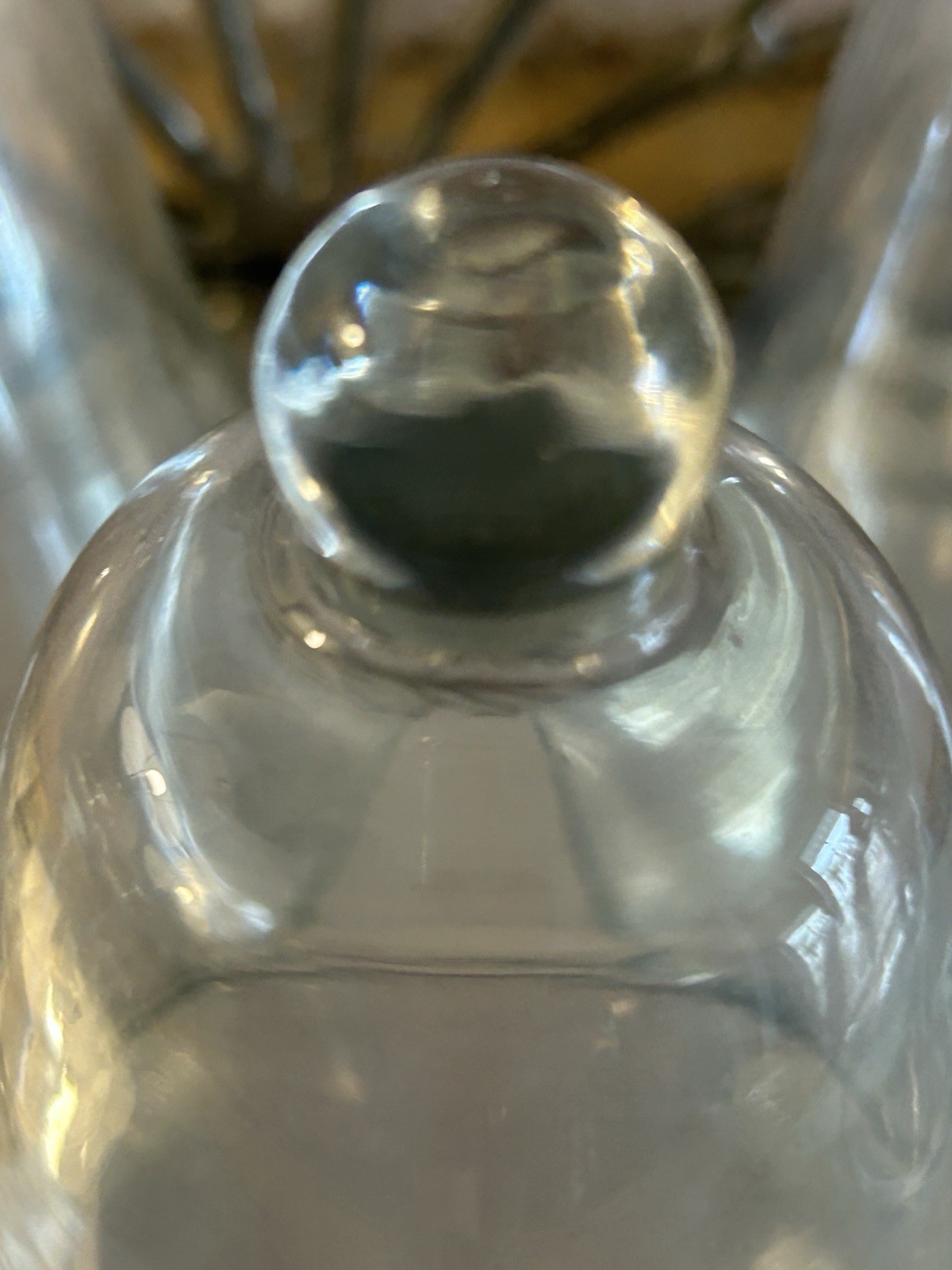 Antique Blown Glass Garden Cloche Dome for Saplings Candles or Kitchen Decor