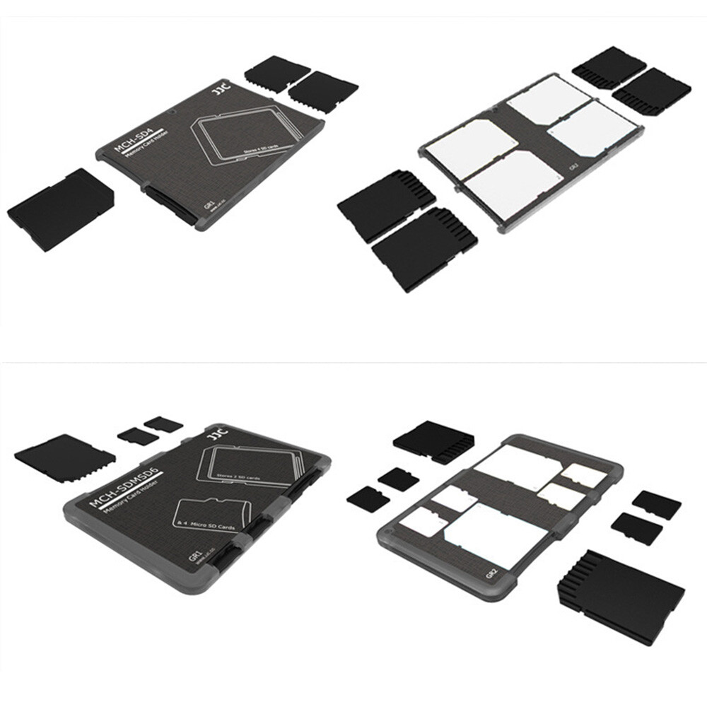 Portable Thin Memory Card Holder SD Card Storage Case for SD Micro SD TF Cards