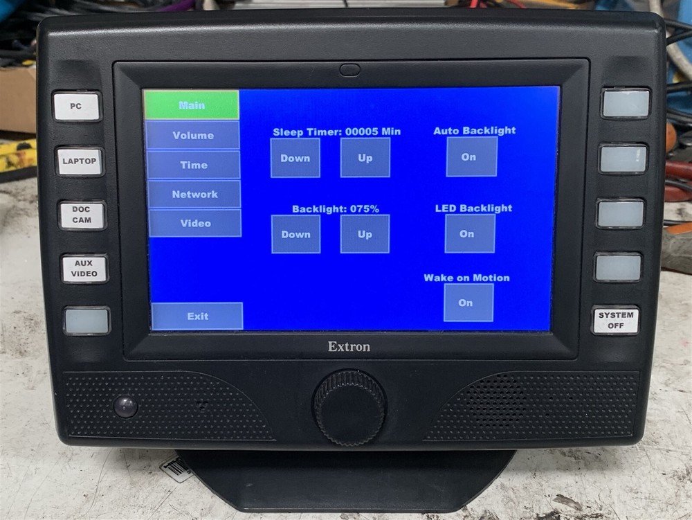 Extron IPCP 505 AV 8-Port IP Link Control Processor w/ TLP 700TV Touch Panel