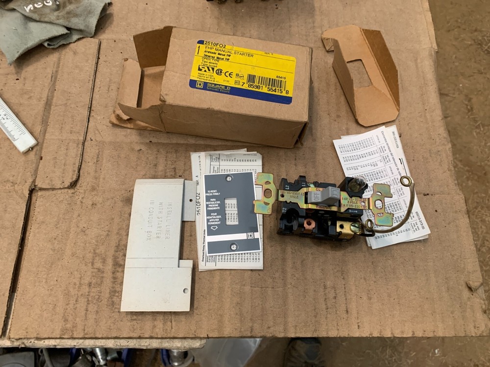 Square D 2510FO2 FHP Manual Starter