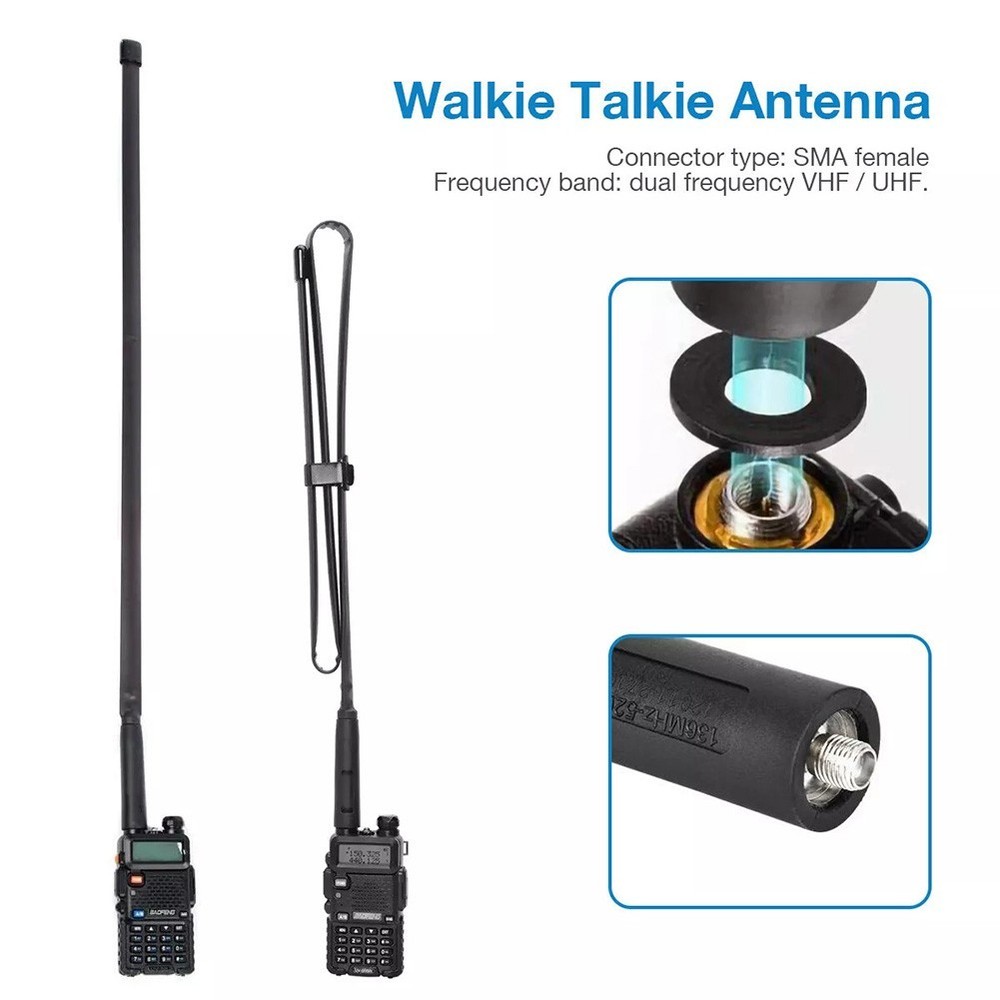 Foldable Antenna with Strong Signal Boost for Baofeng UV5R UV82