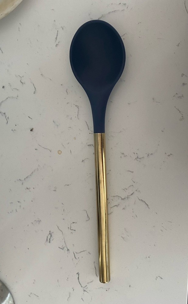 Cooking Spoon (blue and gold)