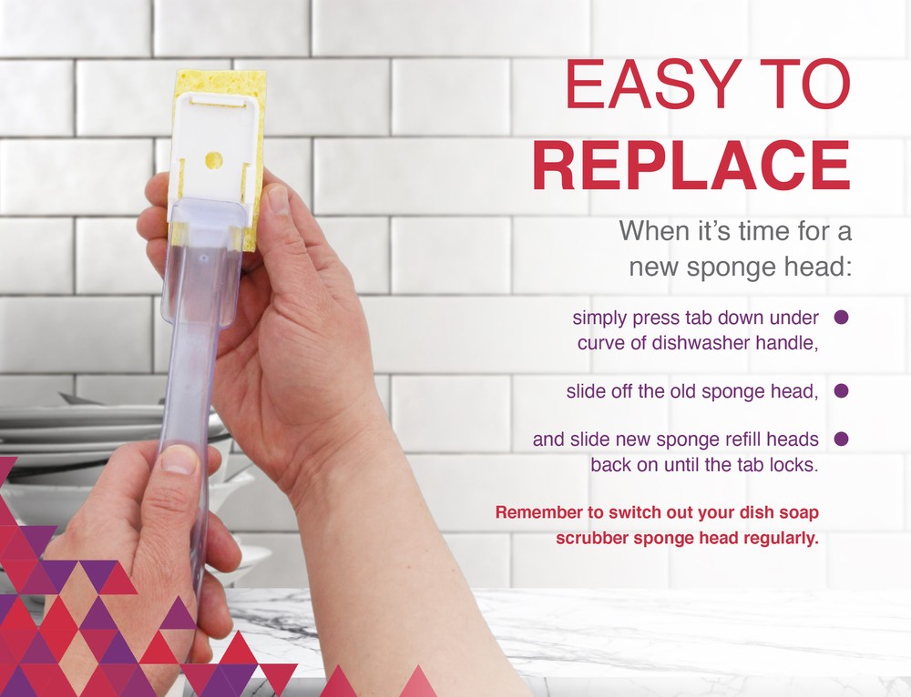 Arrow Snap-On Replacement Sponges, 2 ct. (2 Pack)