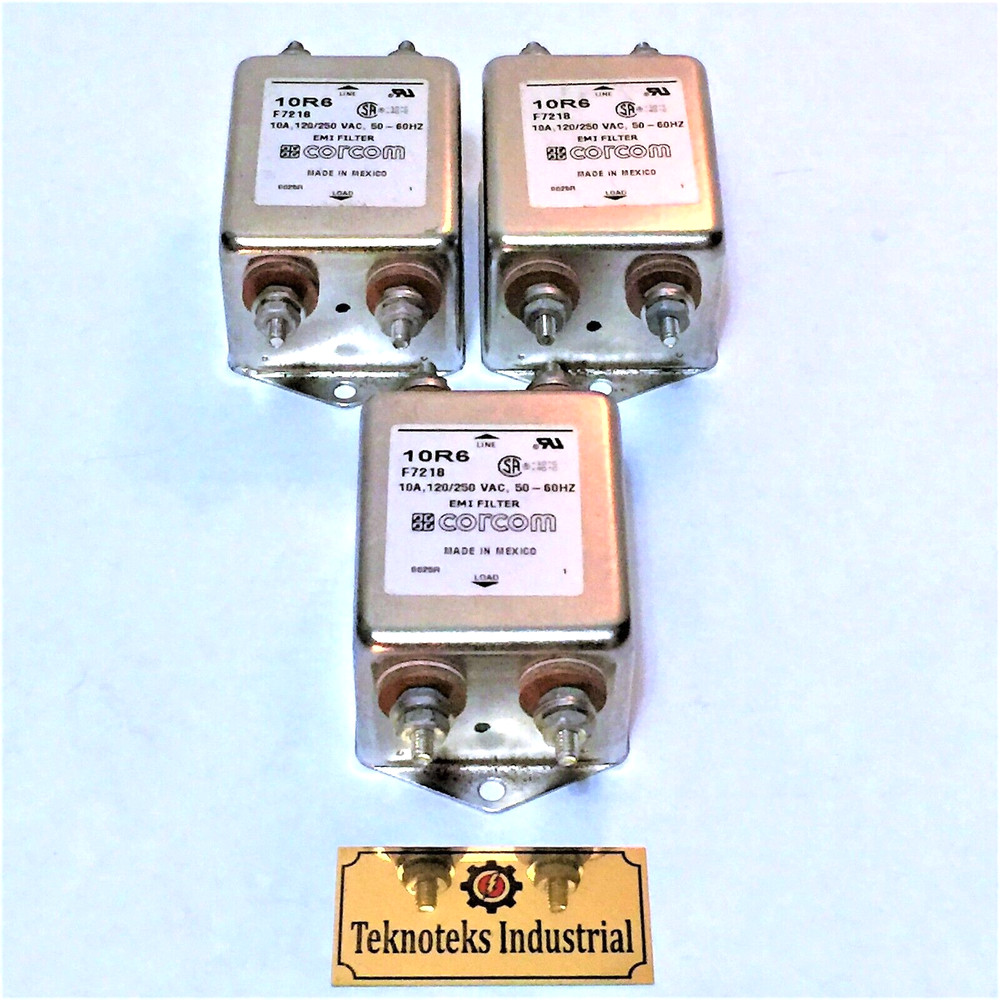 CORCOM 10R6 EMI FILTER 120/250VAC / 10A