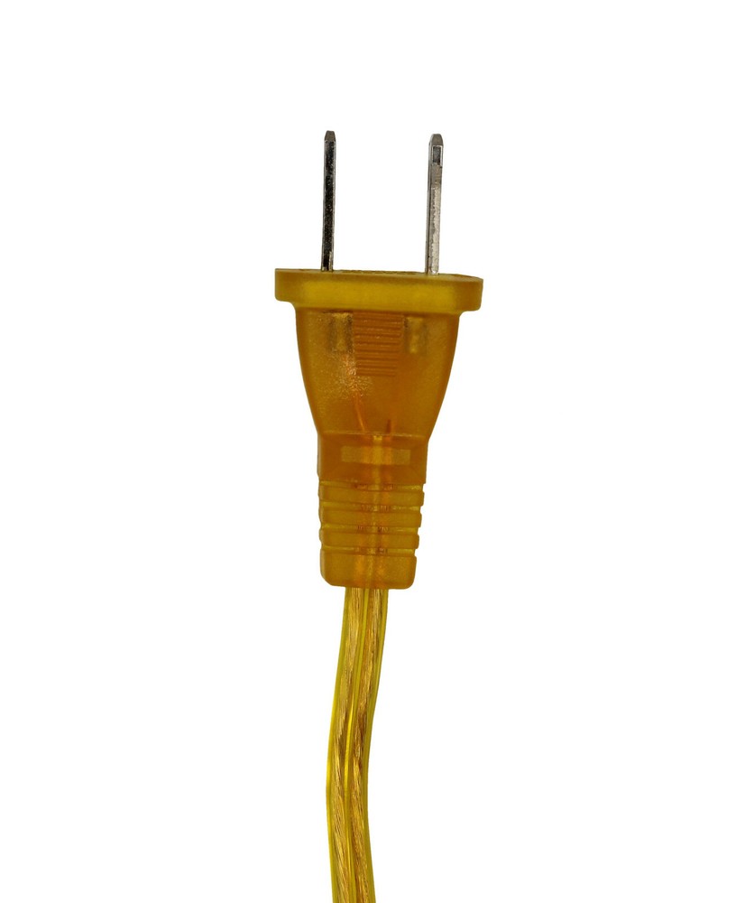 Lamp Cord With Rotary Switch, Polarized Plug, Stripped Ends Ready for Wiring(10)