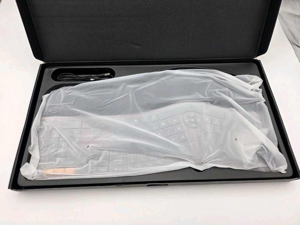 ProtoArc EK01 Plus Ergonomic Split Bluetooth Keyboard USB Wireless Wine Red