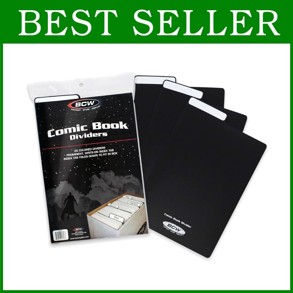 Comic Dividers 25 Pack - Archival Polyethylene Plastic