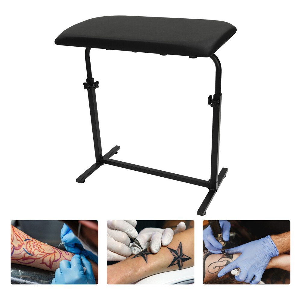 Arm Rest Bracket Adjustable Height Tattoo Armrest with 340 ° Rotatable Panel