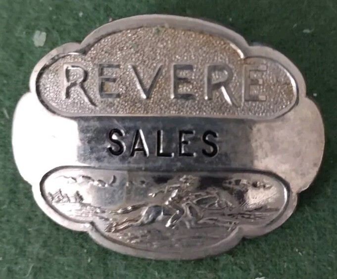 Revere Ware Salesman Badge