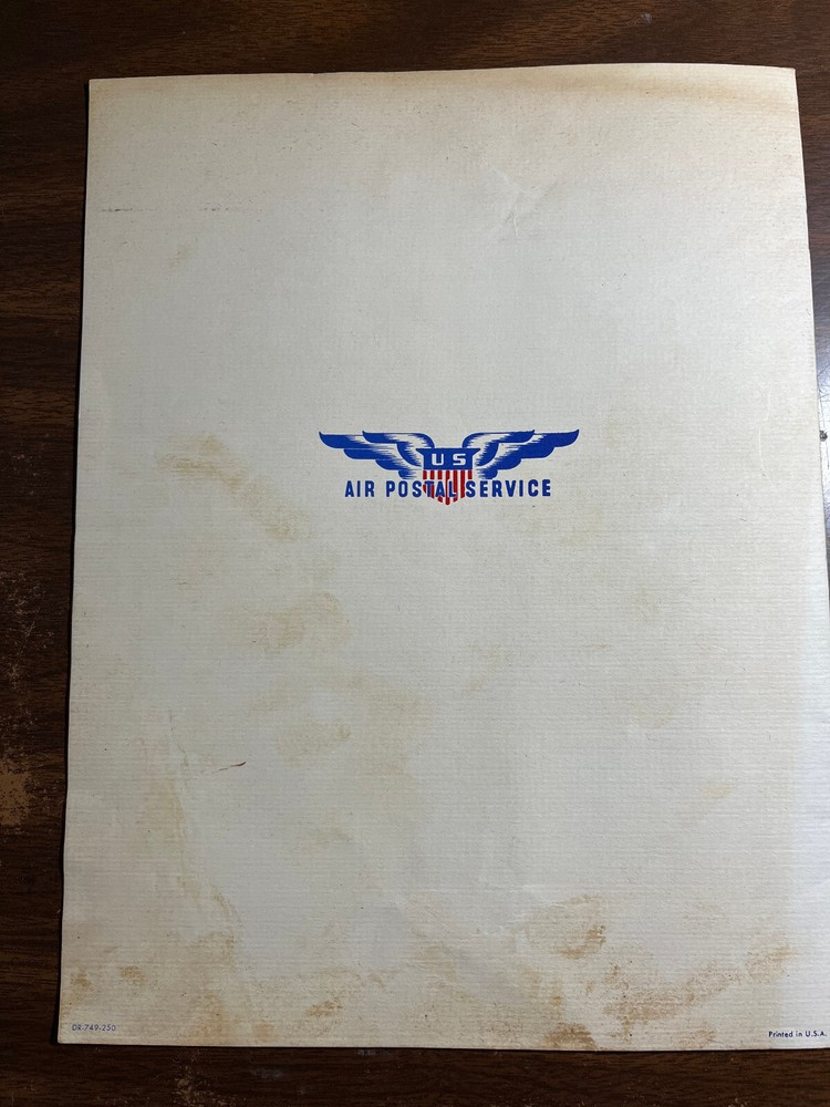 "Your Business Needs Air Postal Service" 1958 public service book for air mail