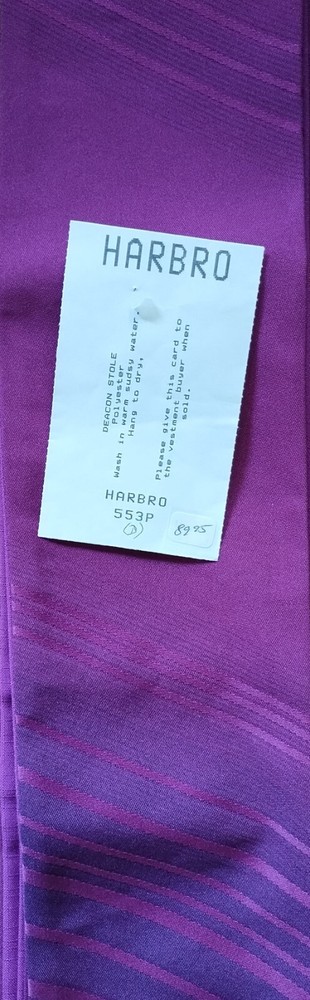 Deacon's Purple Stole from Harbro