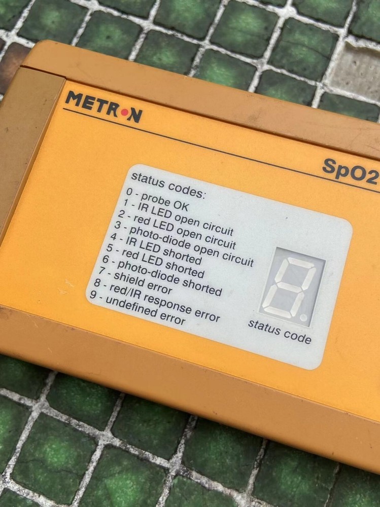 Metron SpO2 Probe Analyzer W/O Probe and Power Supply