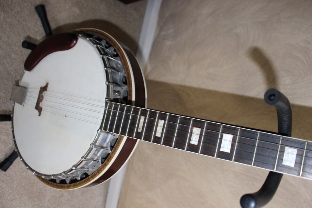 1970 Vintage Closed Back Eagle Resonate 5 Strings Banjo