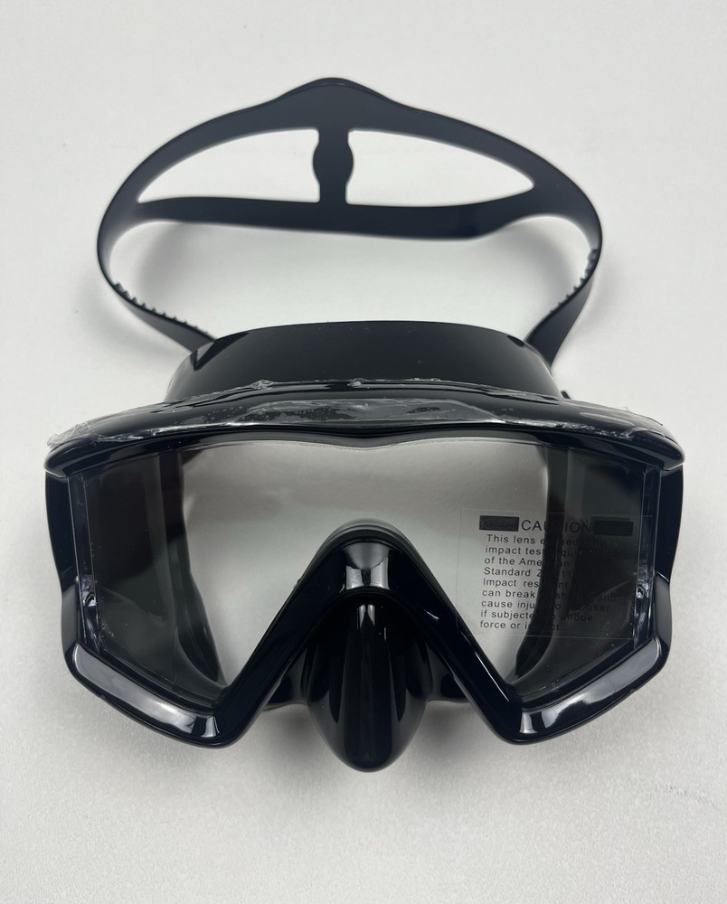 Full Face Snorkel Diving Mask - Black