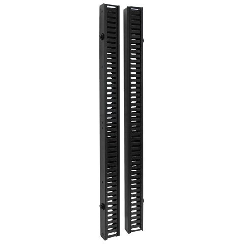 Tripplite SRCABLEDUCTVRT 6ft Vertical Cable Manager Black