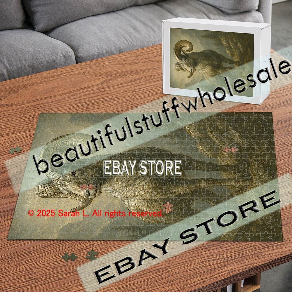 500 piece jigsaw puzzle Ram Nature wildlife
