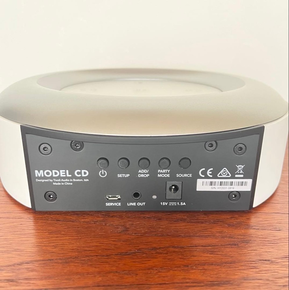 Tivoli Audio Model CD CD Player White Ready to use Excellent condition