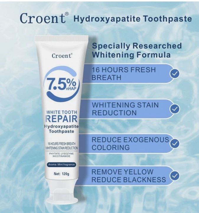 7.5% Nano Hydroxyapatite Toothpaste Remove Deep Clean For Sensitive Teeth