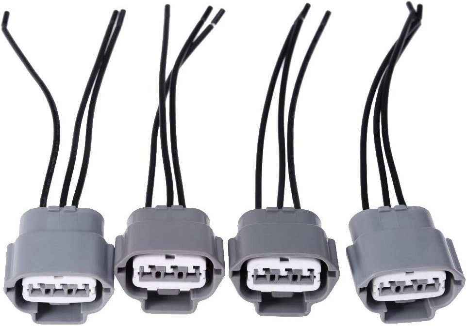 Ignition Coil Connector Plug Wiring Harness Pigtail Replacement (4-Pack)