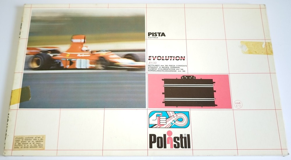 Polistil Evolution 1/32 A12 Straight Terminal Track Section