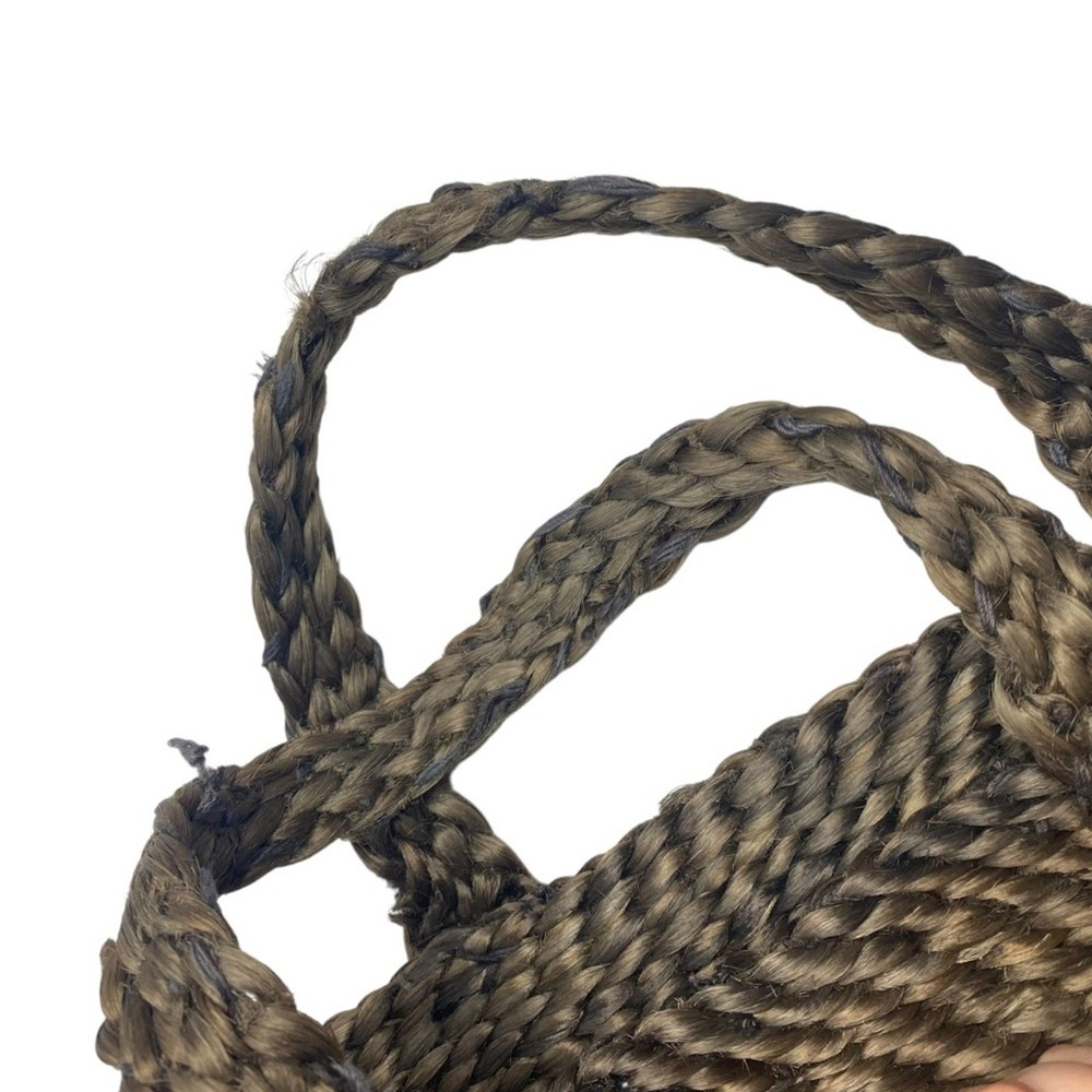 Handwoven Charcoal Jute Basket Storage