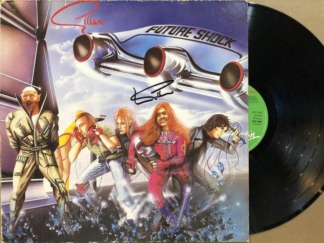 Ian Gillan- Signed Record Album "Future Shock"
